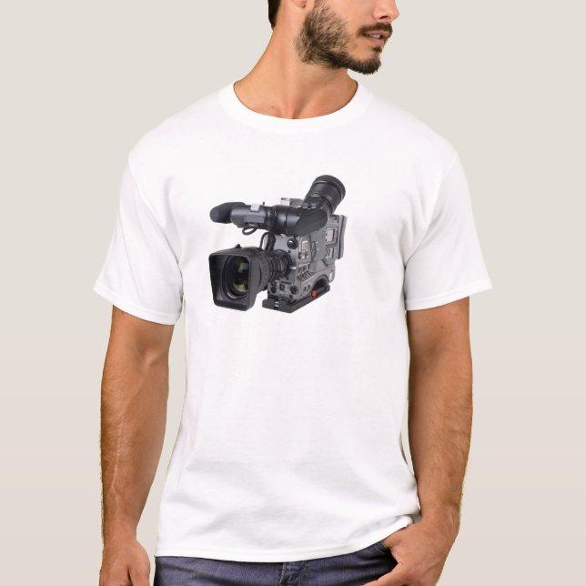 Camiseta cámara de vídeo profesional (Anverso)
