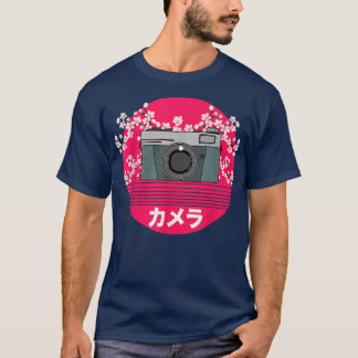 Camiseta Camara divertida cámara fotográfica réflex japones