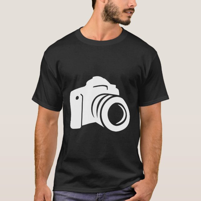 Camiseta cámara DSLR (Anverso)