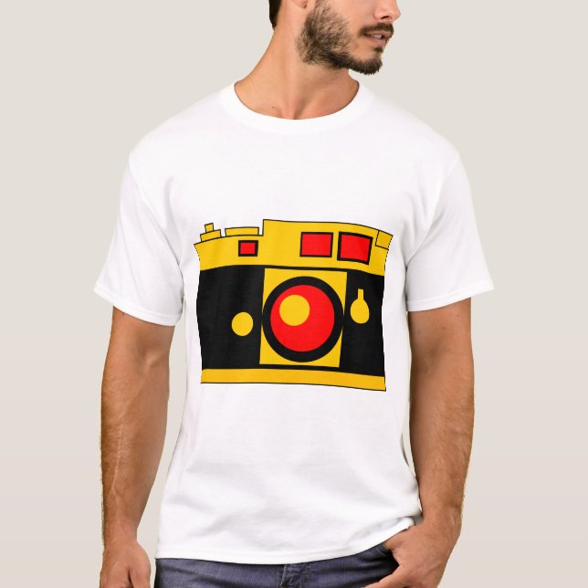 Camiseta Cámara elegante (Anverso)