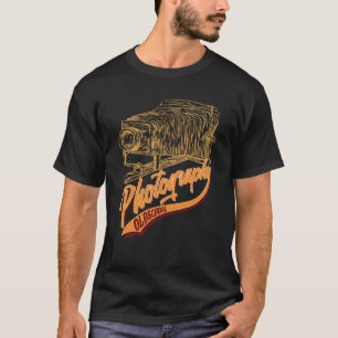 Camiseta Cámara fotográfica animada fotografía Illustrati