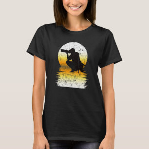 Camiseta Cámara fotográfica de cámara retro