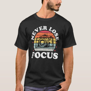 Camiseta Cámara fotográfica de Nunca Perder el foco