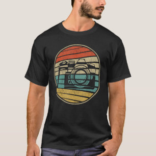 Camiseta Cámara fotográfica del fotógrafo Retro Vintage de