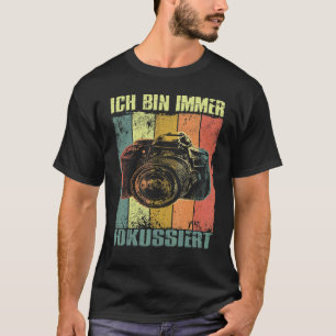 Camiseta Cámara fotográfica Slr Cámara digital Sayin