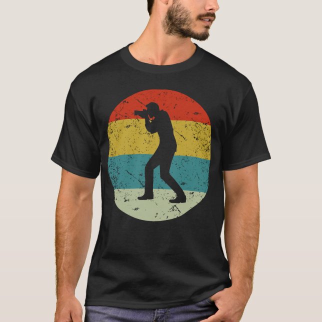 Camiseta cámara, fotógrafo (Anverso)