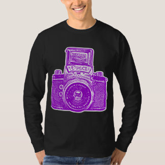 Camiseta Cámara Gigante de Alemania Oriental - Púrpura y Bl