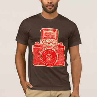 Camiseta Cámara gigante de Alemania Oriental - Rojo y Crema