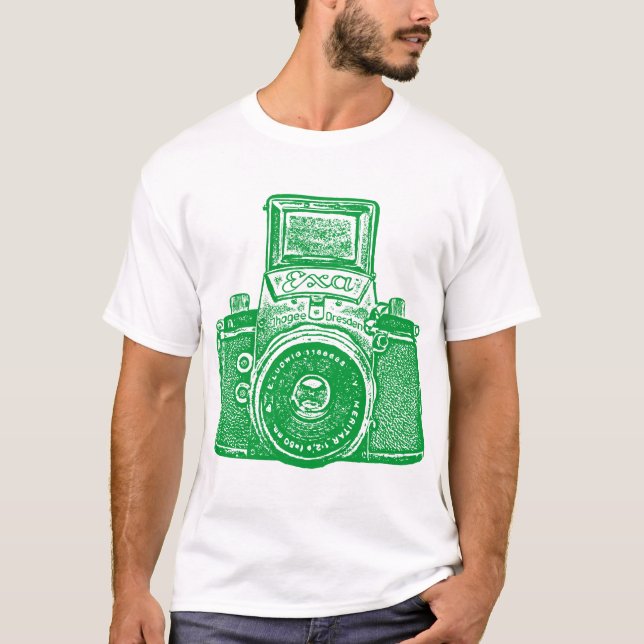 Camiseta Cámara gigante de Alemania Oriental - Verde de hie (Anverso)