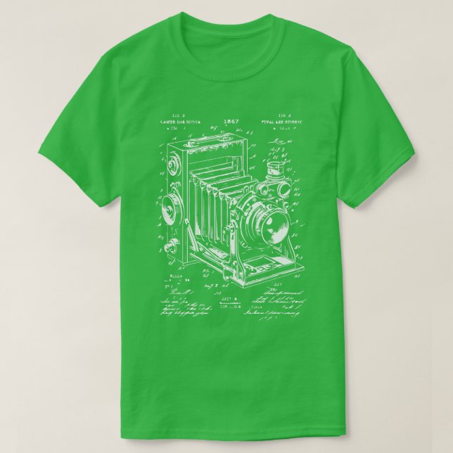 Camiseta cámara oscura (Diseño del anverso)