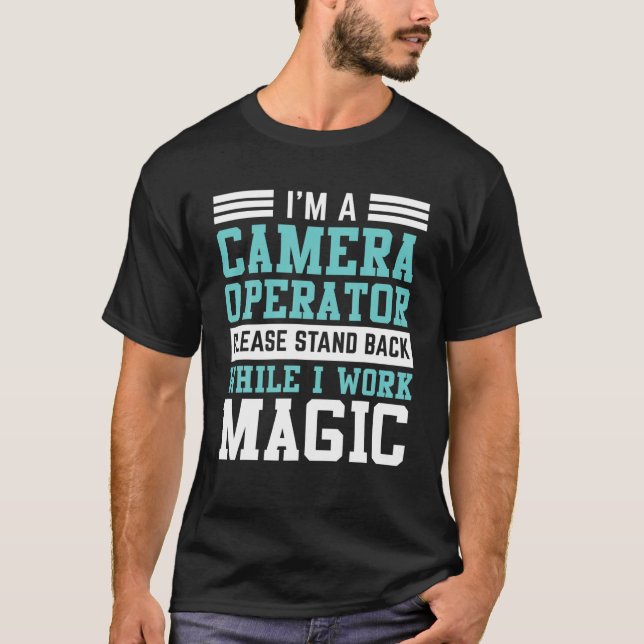Camiseta Cámara que filma (Anverso)