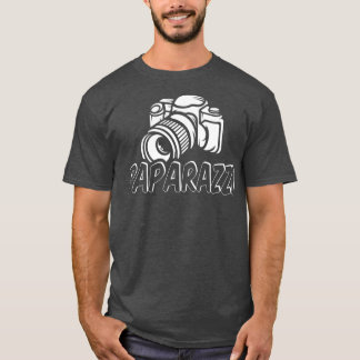 Camiseta Cámara Retro de Fotógrafo de Paparazzi Funny Dad