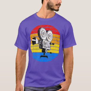 Camiseta Cámara retro de película vintage de 35 mm de pelíc