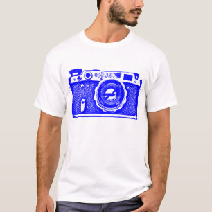 Camiseta Cámara rusa soviética gigante - Azul