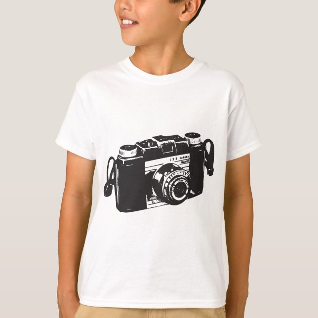 Camiseta Cámara vieja (Anverso)