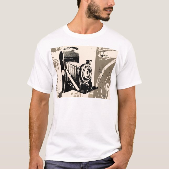 Camiseta Cámara Vintage (Anverso)