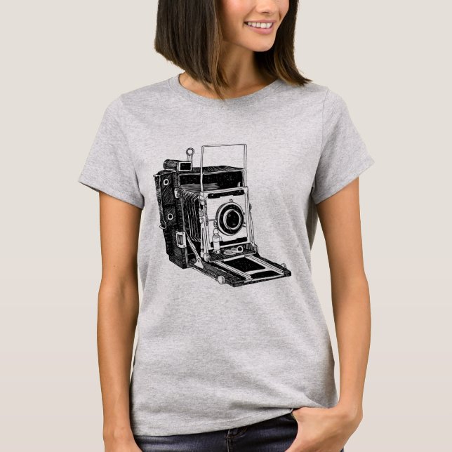Camiseta Cámara vintage (Anverso)