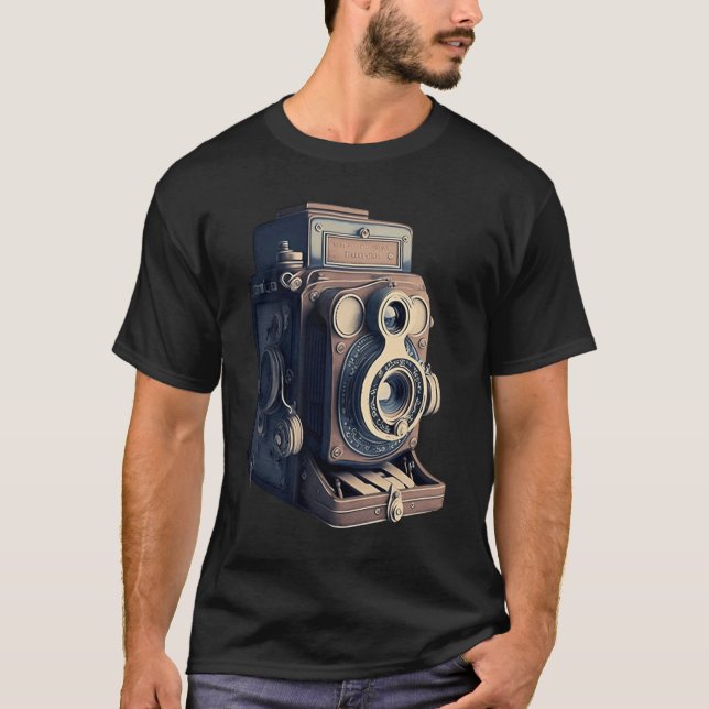 Camiseta Cámara Vintage Collectors Vintage para fotografía (Anverso)