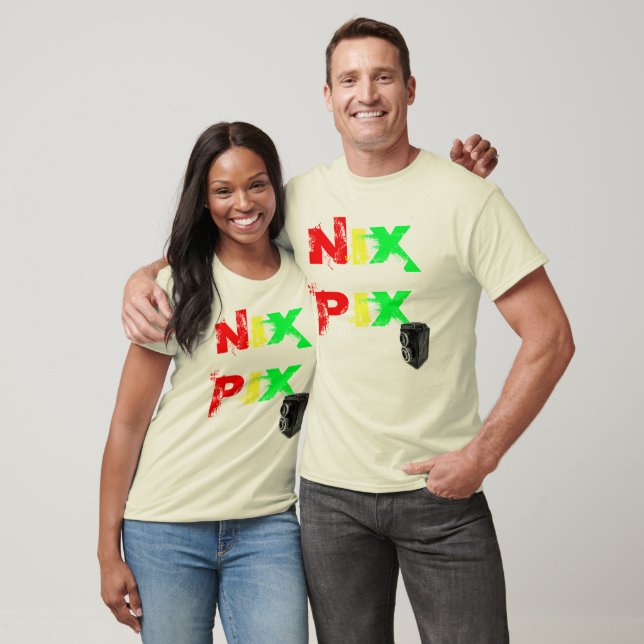Camiseta Cámara vintage de Nix Pix (Unisexo)
