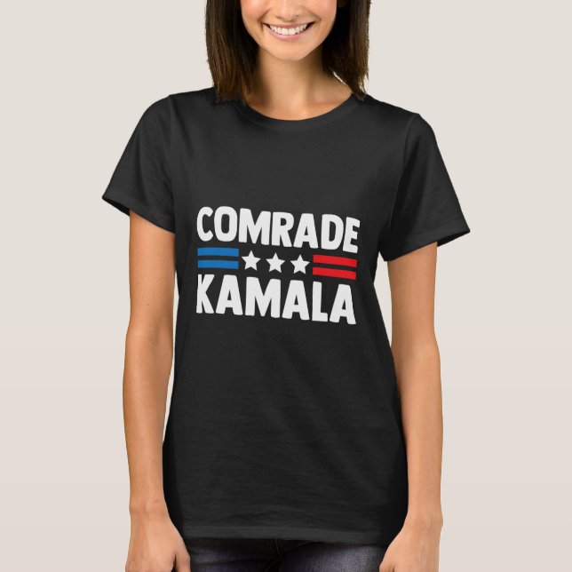 Camiseta Camarada Kamala Anti Kamala Harris (Anverso)