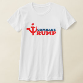 Camiseta Camarada Trump con martillo y endileta rusos