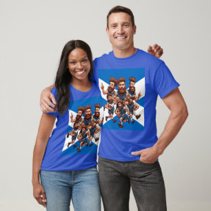 Camiseta Camaradería De Un Bullicioso Equipo De Rugby