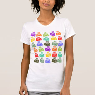 Camiseta Cámaras coloridas