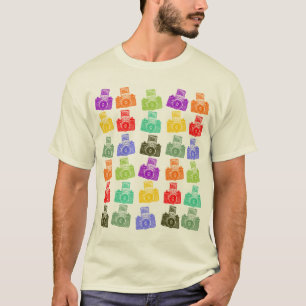 Camiseta Cámaras coloridas