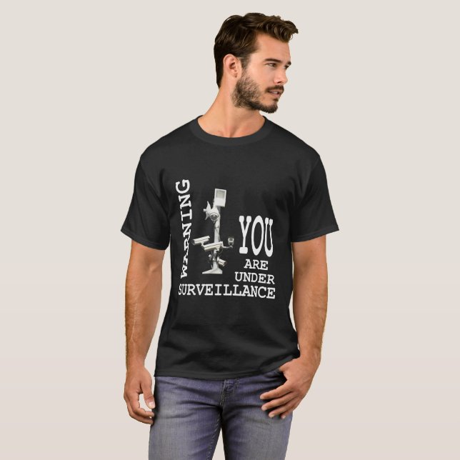 Camiseta Cámaras de video de vigilancia (Anverso completo)