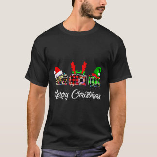 Camiseta Cámaras Feliz Navidad Graciosos Navidades Fotograf