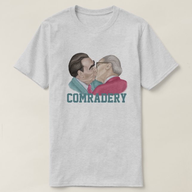 Camiseta Camarería - Brezhnev besando a Honecker (Diseño del anverso)