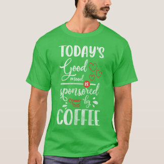 Camiseta Camarero Cafeína Leche Café amigos Frijoles