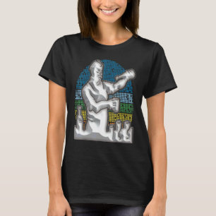 Camiseta Camarero Camarero Dice Cocktail Bar Fiesta
