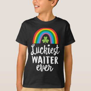 Camiseta Camarero más afortunado del día de San Patricio Sh
