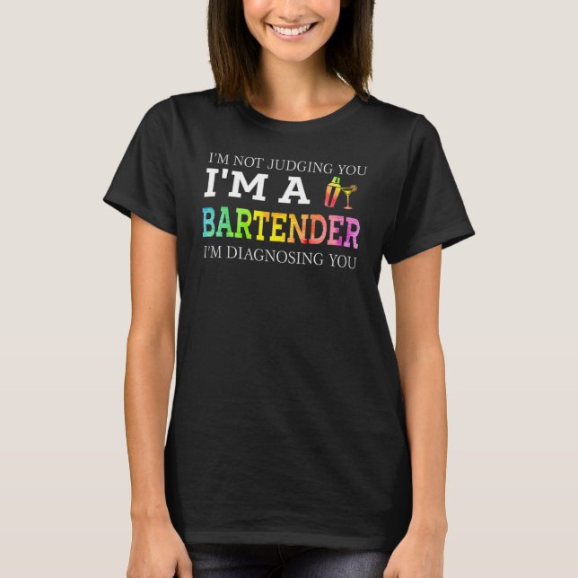Camiseta Camarero no te estoy juzgando (Anverso)