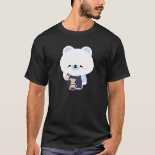 Camiseta Camarero Oso Polar Lindo