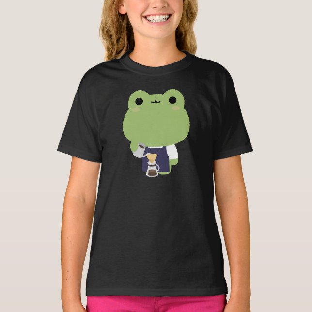 Camiseta Camarero Rana Adorable (Anverso)