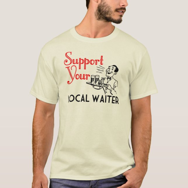Camiseta Camareros del Local de la ayuda (Anverso)