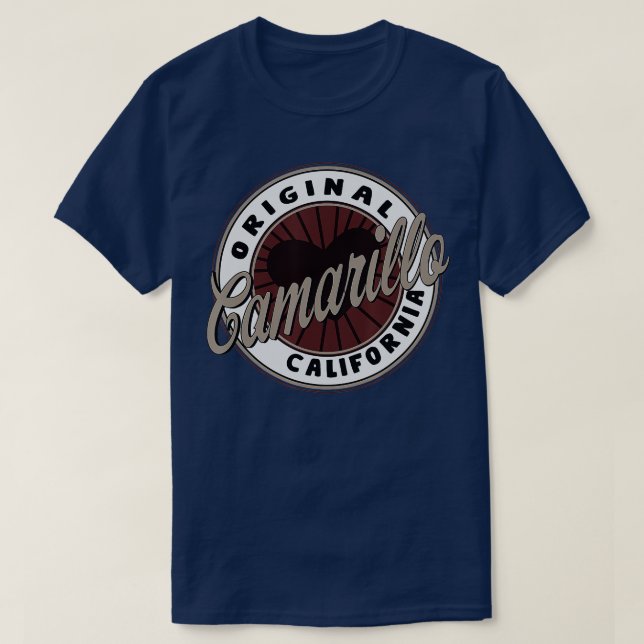 Camiseta Camarillo Viaje De Souvenir A California (Diseño del anverso)