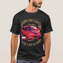 Camiseta Camaro EE.UU. Muscle Car Chevy 1973