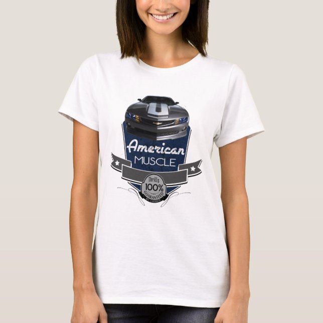 Camiseta Camaro muscular americano (Anverso)