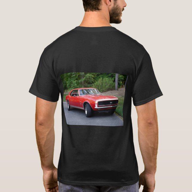 Camiseta Camaro rojo SS 350 (Reverso)