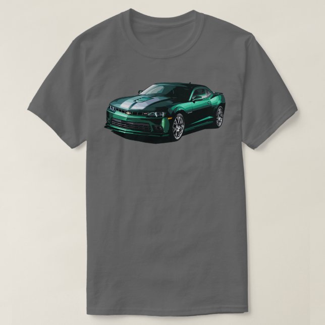 Camiseta Camaro SS 2016 VERDE (Diseño del anverso)