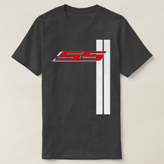 Camiseta Camaro SS clásica banda de carreras de super depor (Diseño del anverso)