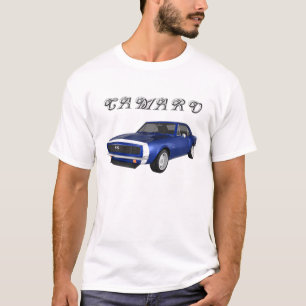 Camiseta Camaro SS de 1967: Fin azul: Modelo 3D: