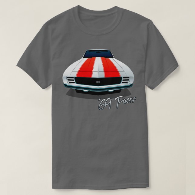 Camiseta Camaro SS Indy 500 Pace 1969 (Diseño del anverso)