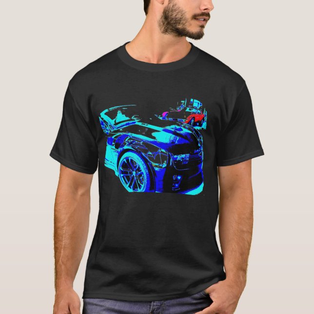 Camiseta Camaro ZL1 en piso de la sala de exposición (Anverso)