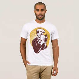 Camiseta Camarógrafo Antiguo Fotógrafo Retro