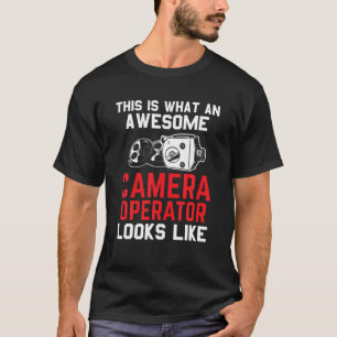 Camiseta Camarógrafo dice cámara