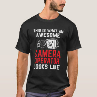Camiseta Camarógrafo dice cámara